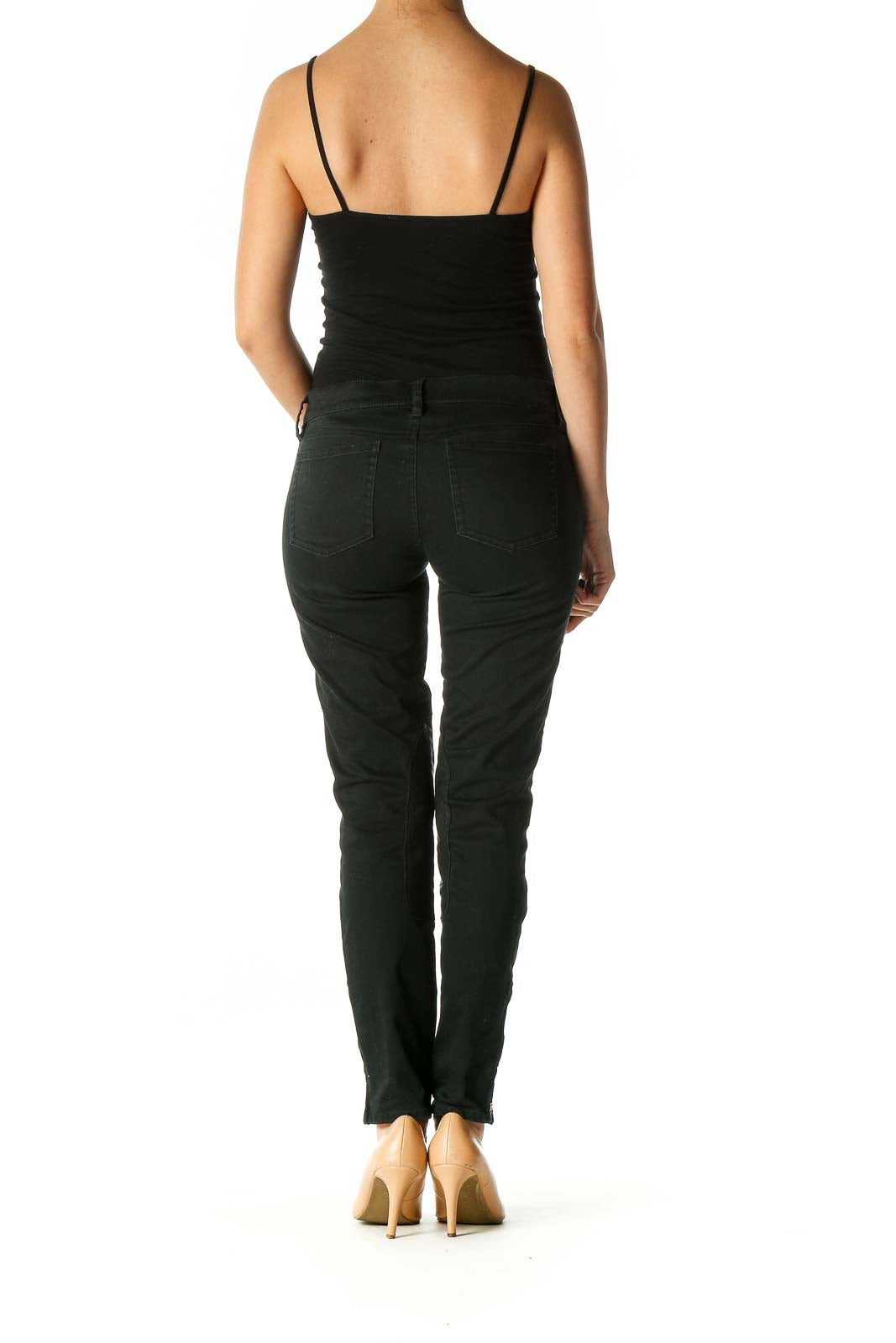 Black Casual Skinny Jeans