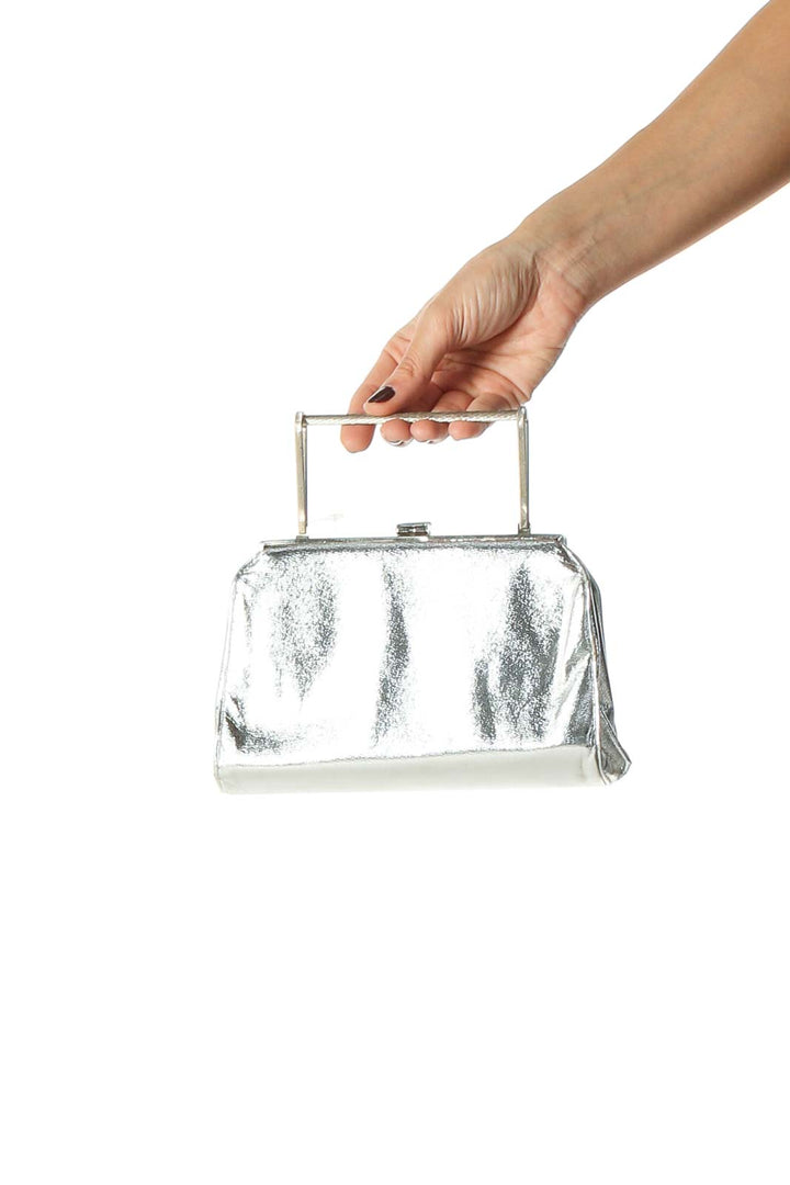 Silver Clutch Bag