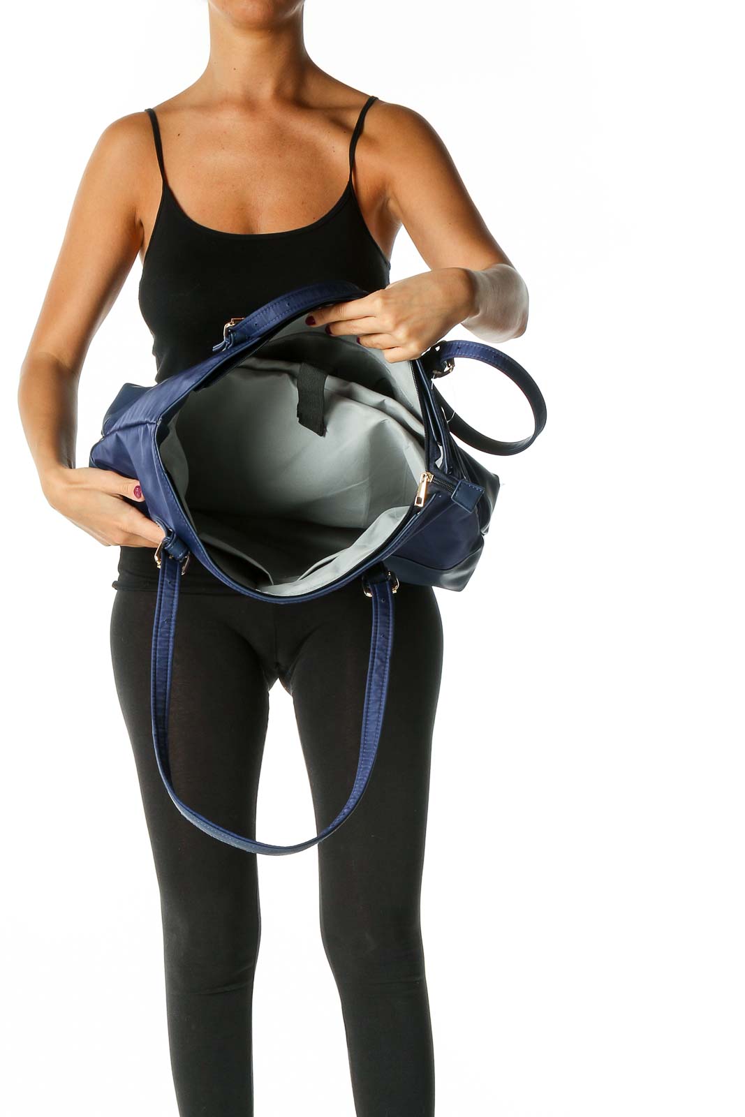 Blue Shoulder Bag