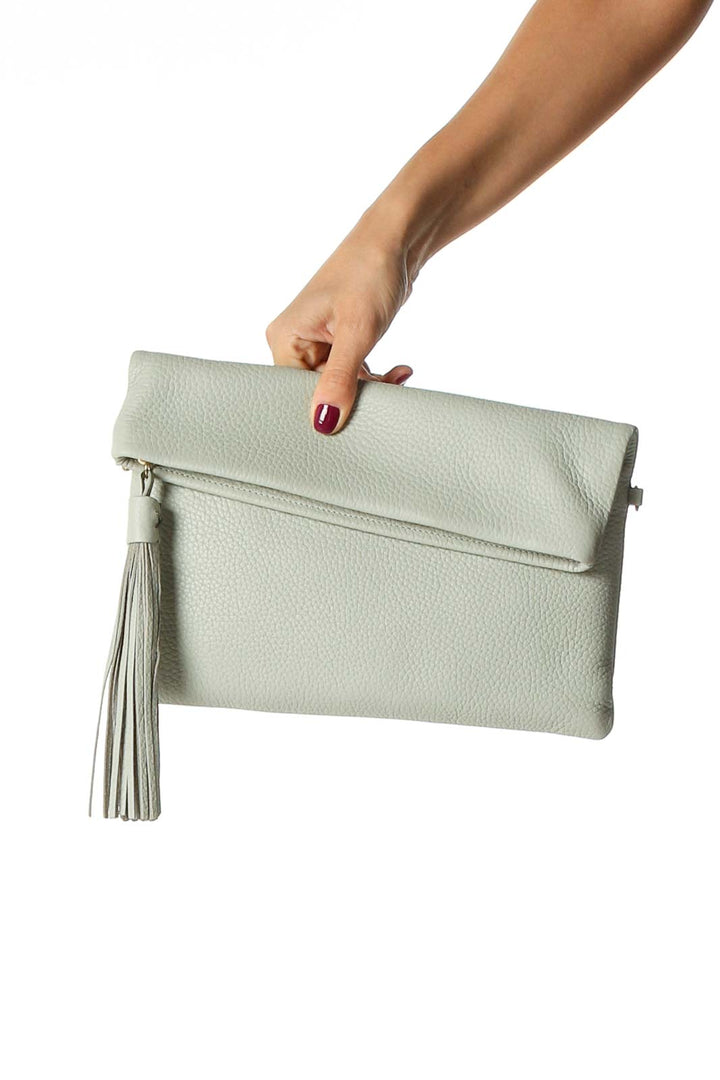 Gray Clutch Bag