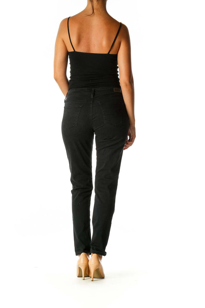 Black Casual Skinny Jeans