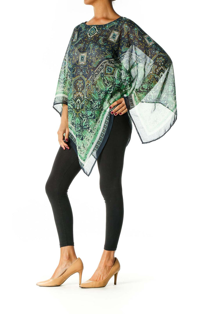 Green Paisley Blouse