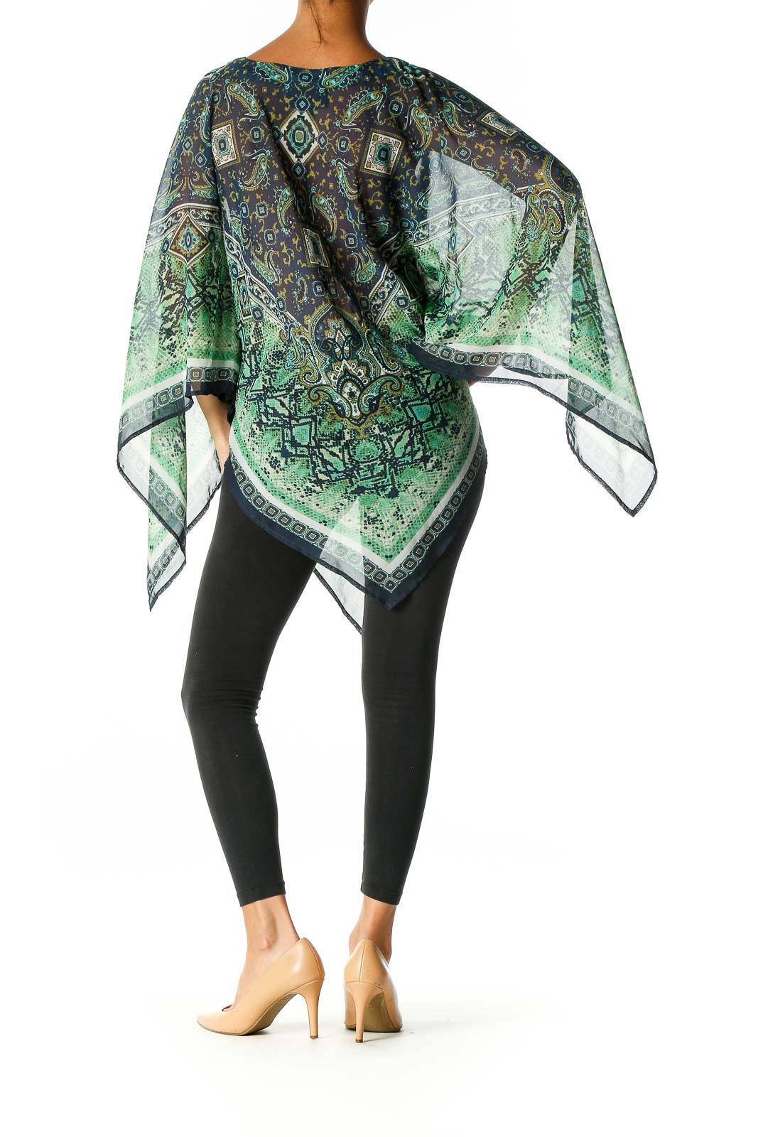 Green Paisley Blouse