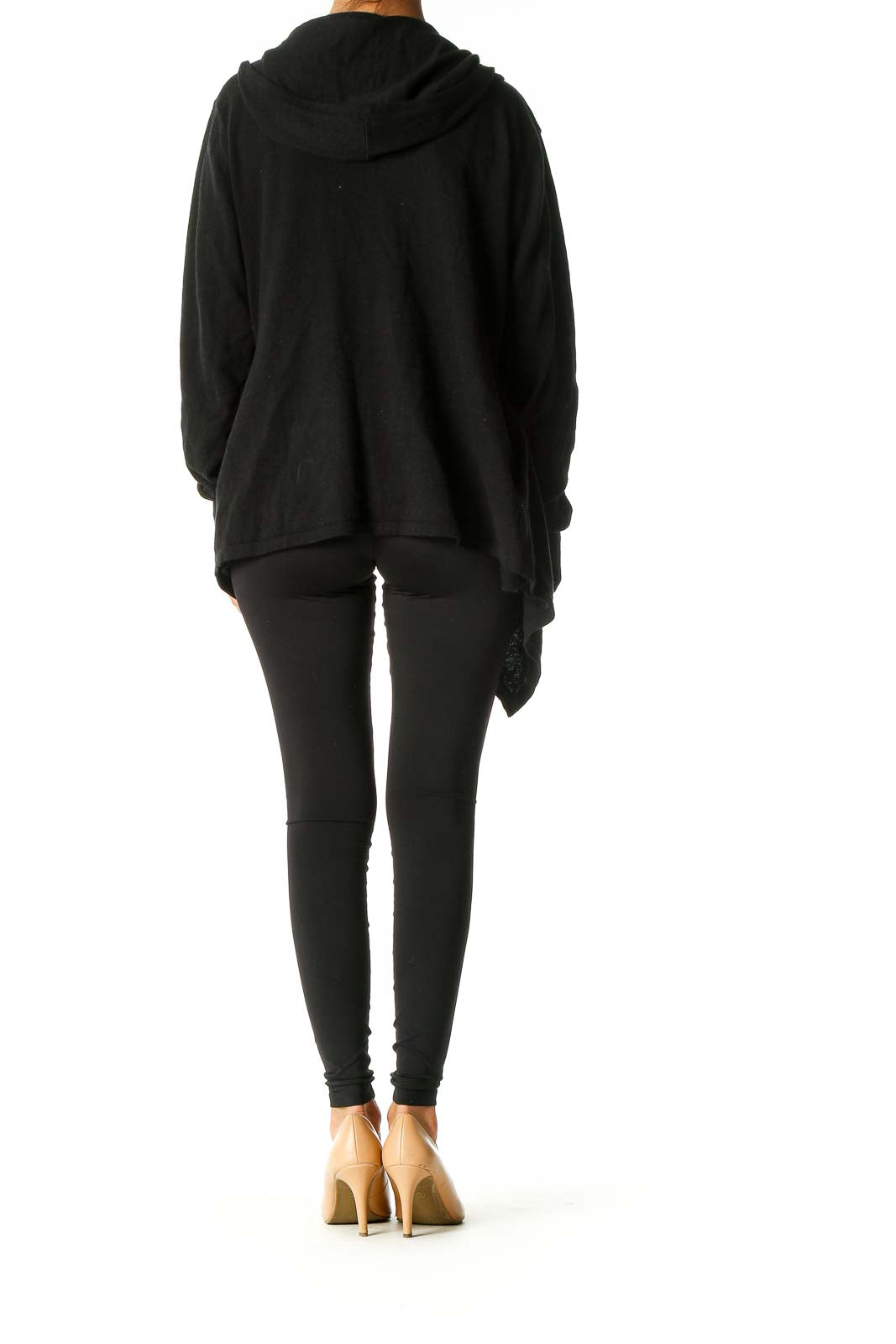 Black Solid Cardigan