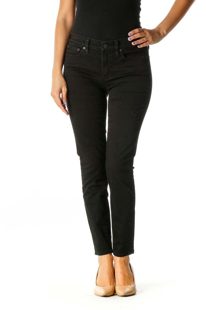 Black Casual Skinny Jeans