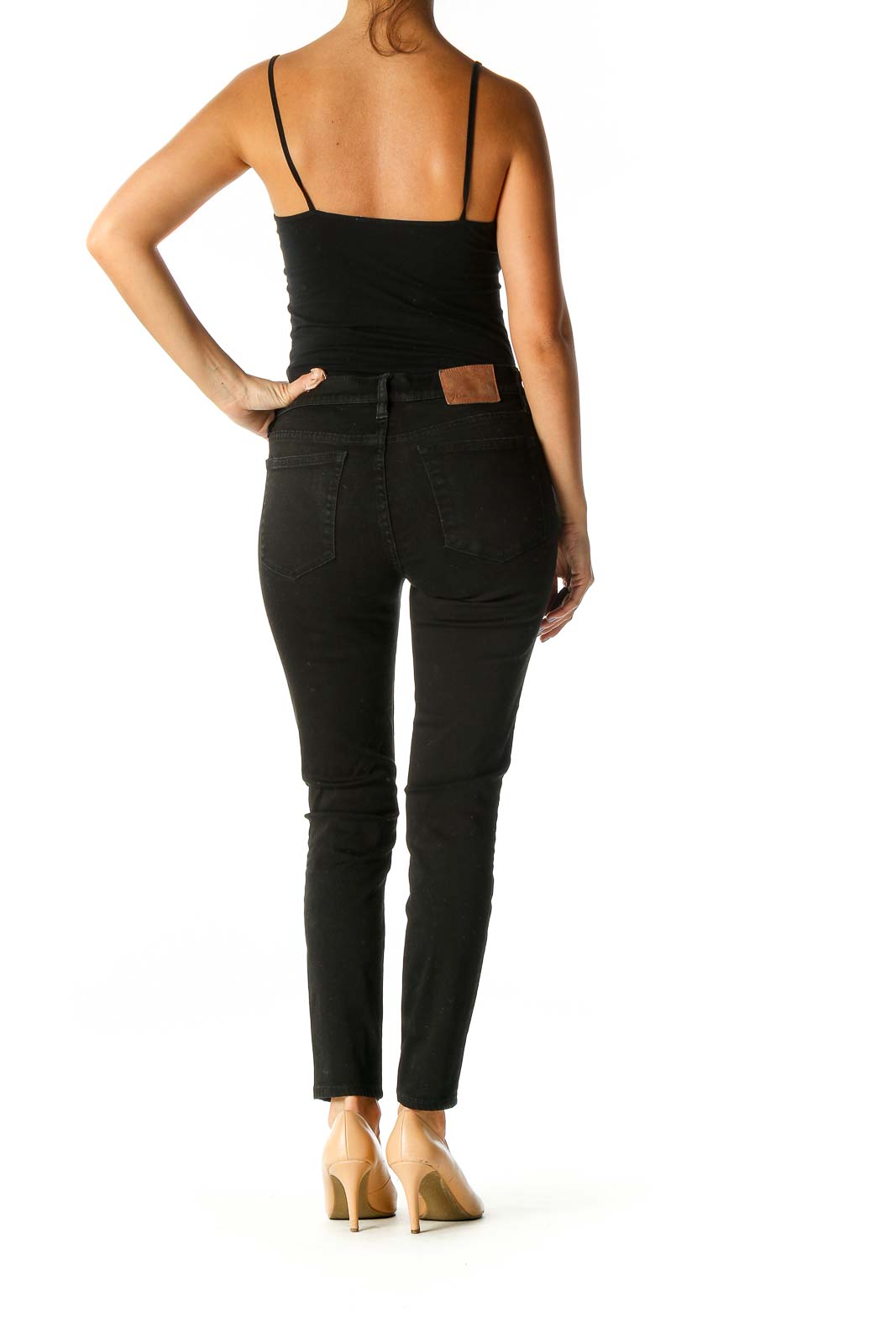 Black Casual Skinny Jeans