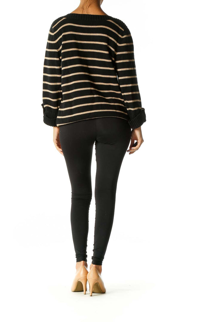 Black Striped Sweater