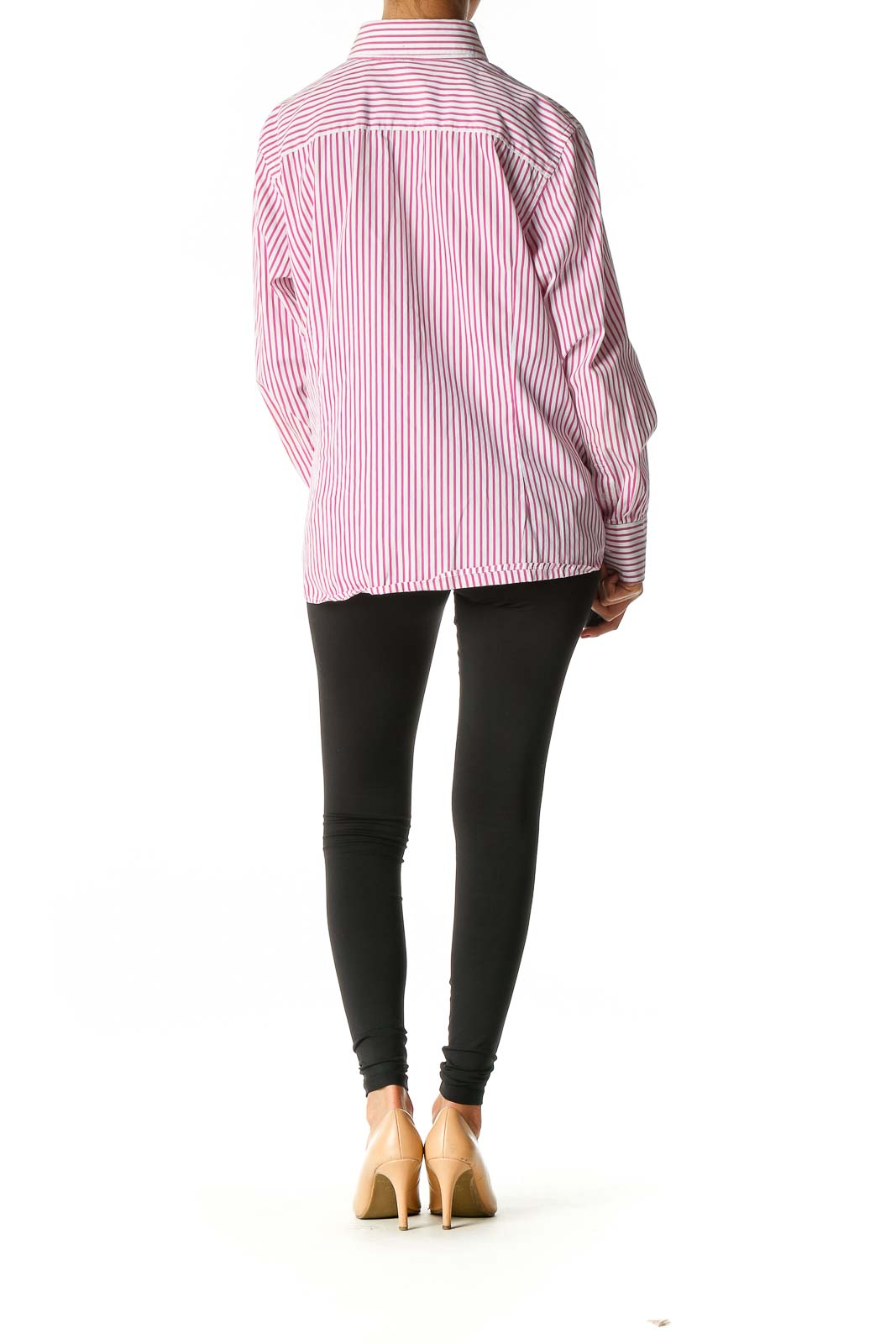 Pink Striped Work Shirt