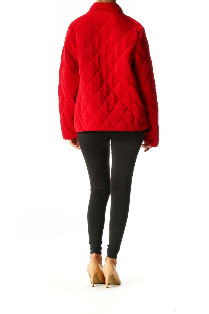 Red Quilted Jacket