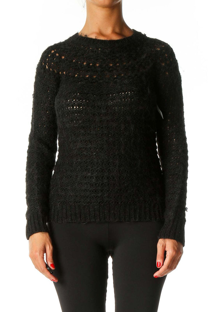 Black Casual Sweater