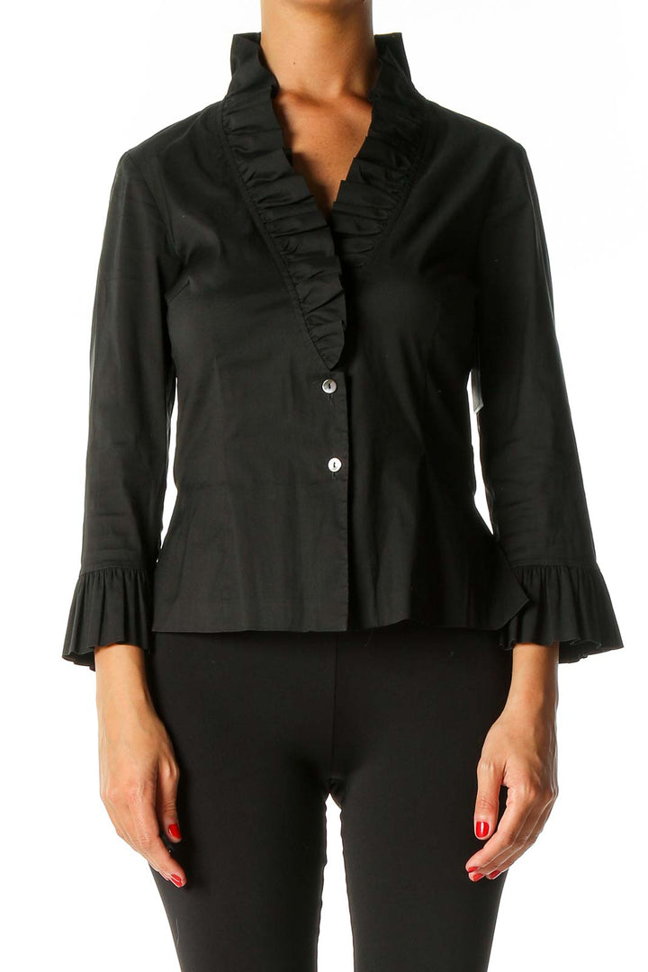 Black Solid Formal Shirt