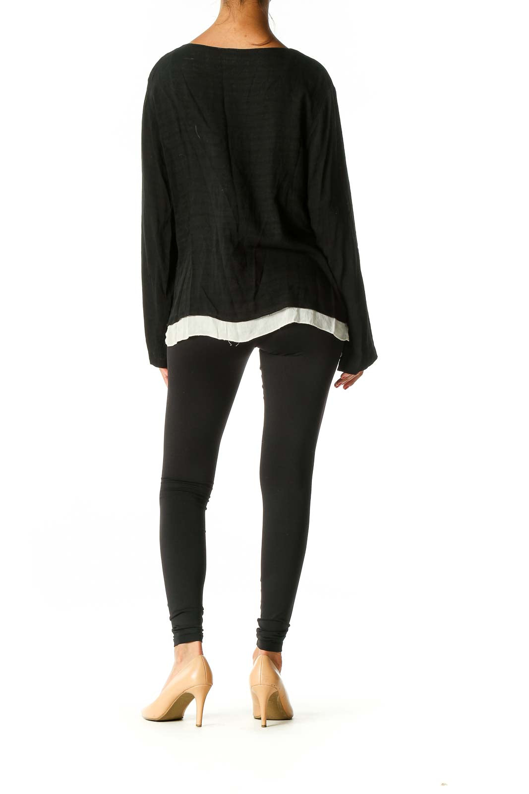 Black Solid Cardigan