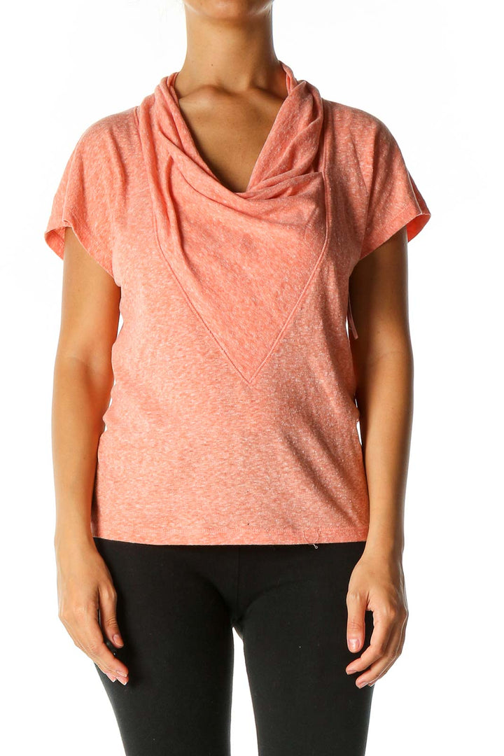 Orange Solid Activewear T-Shirt