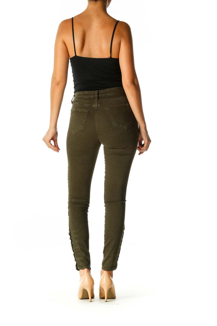 Green Chic Skinny Jeans