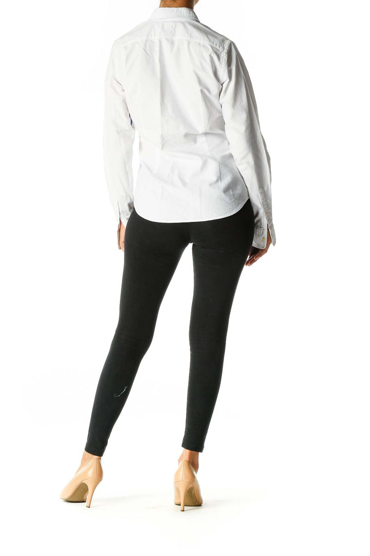 White Solid Formal Shirt