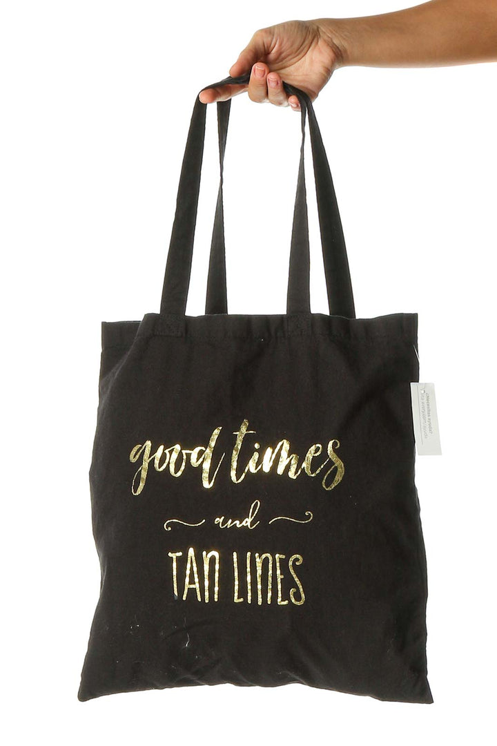 Black Tote Bag