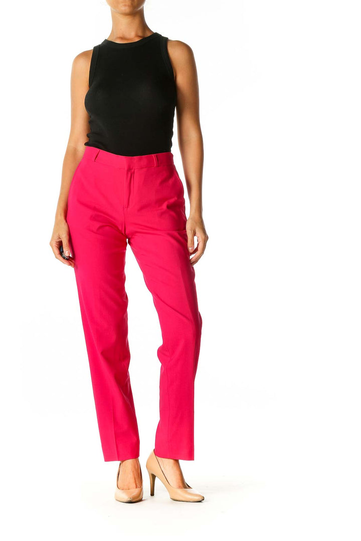 Pink Classic Trousers