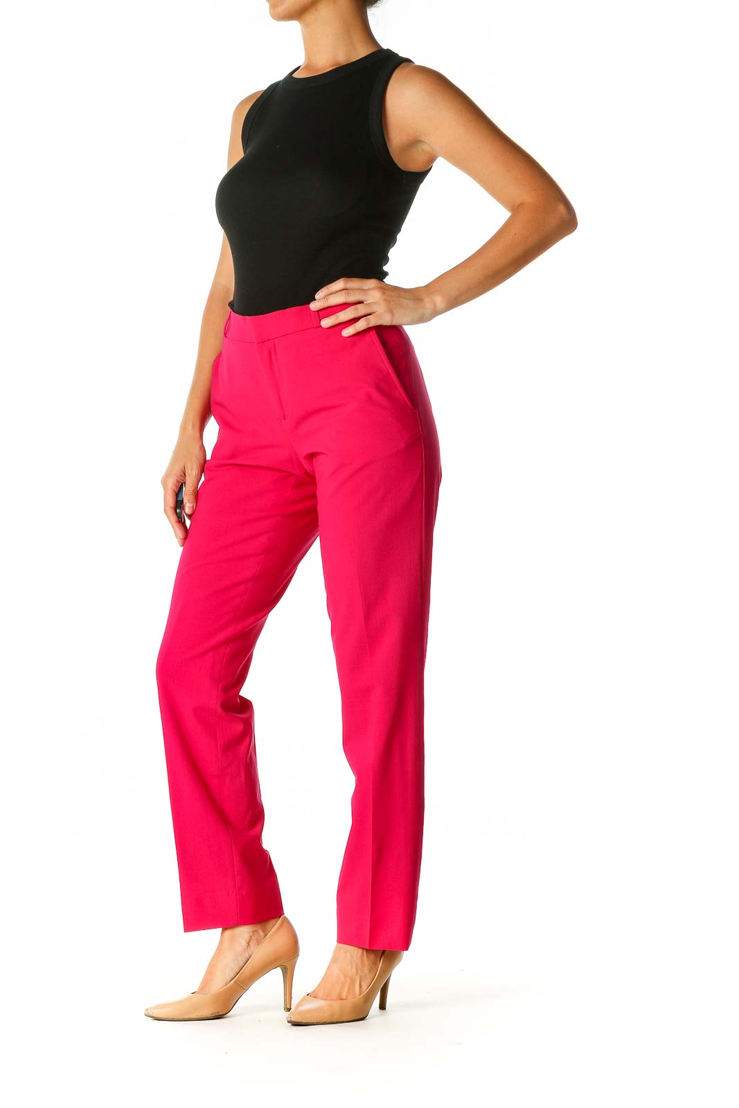 Pink Classic Trousers