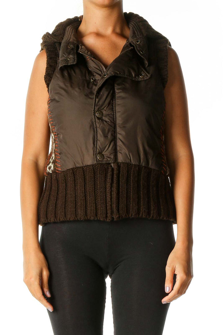 Brown Vest Jacket