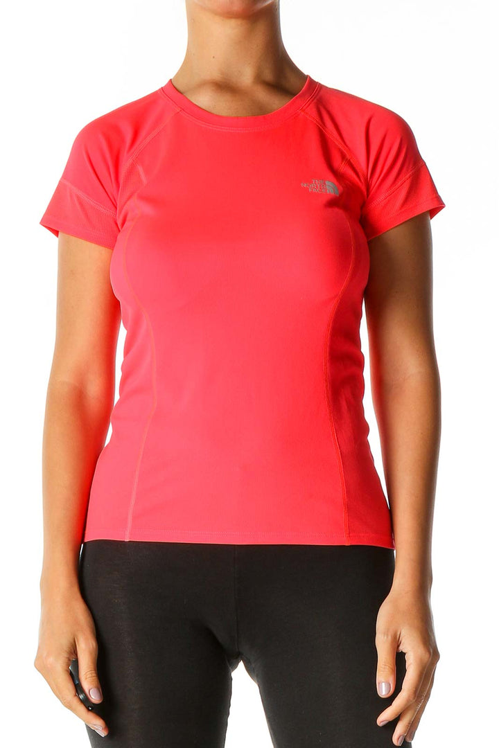 Orange Solid Activewear T-Shirt