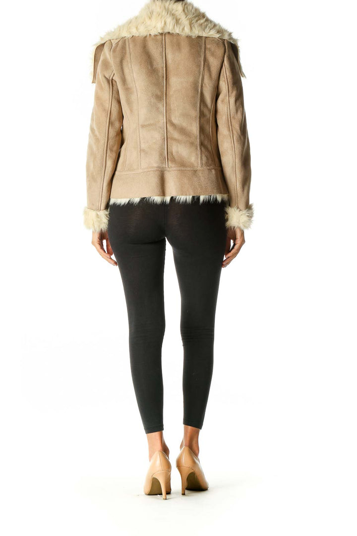 Beige Shearling Jacket