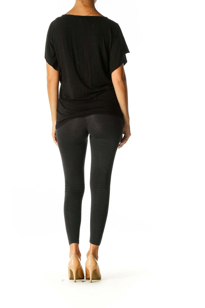 Black Solid Blouse