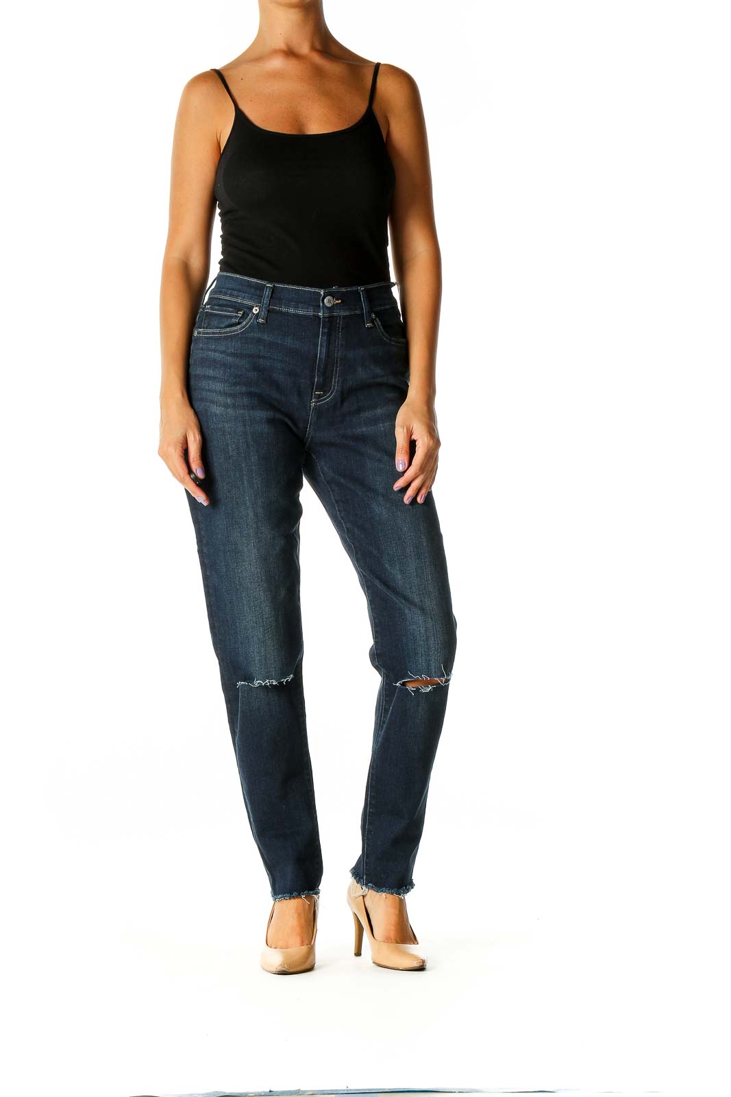 Black Casual Skinny Jeans