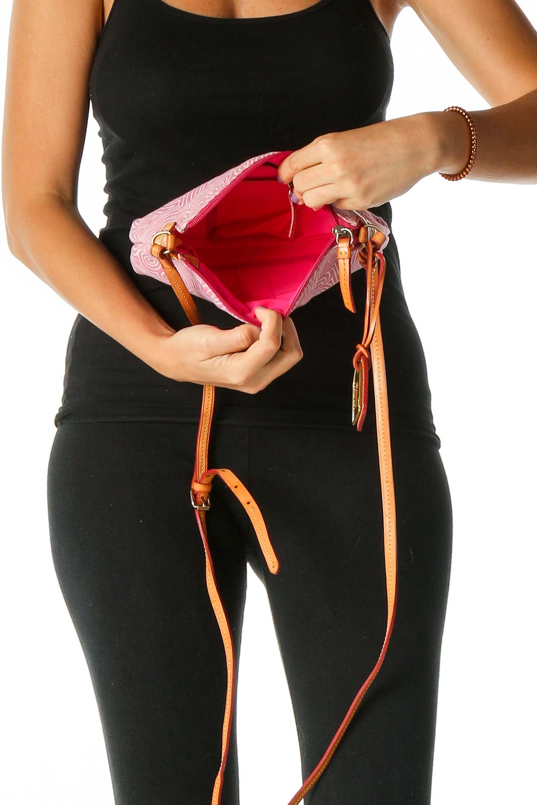 Pink Crossbody Bag