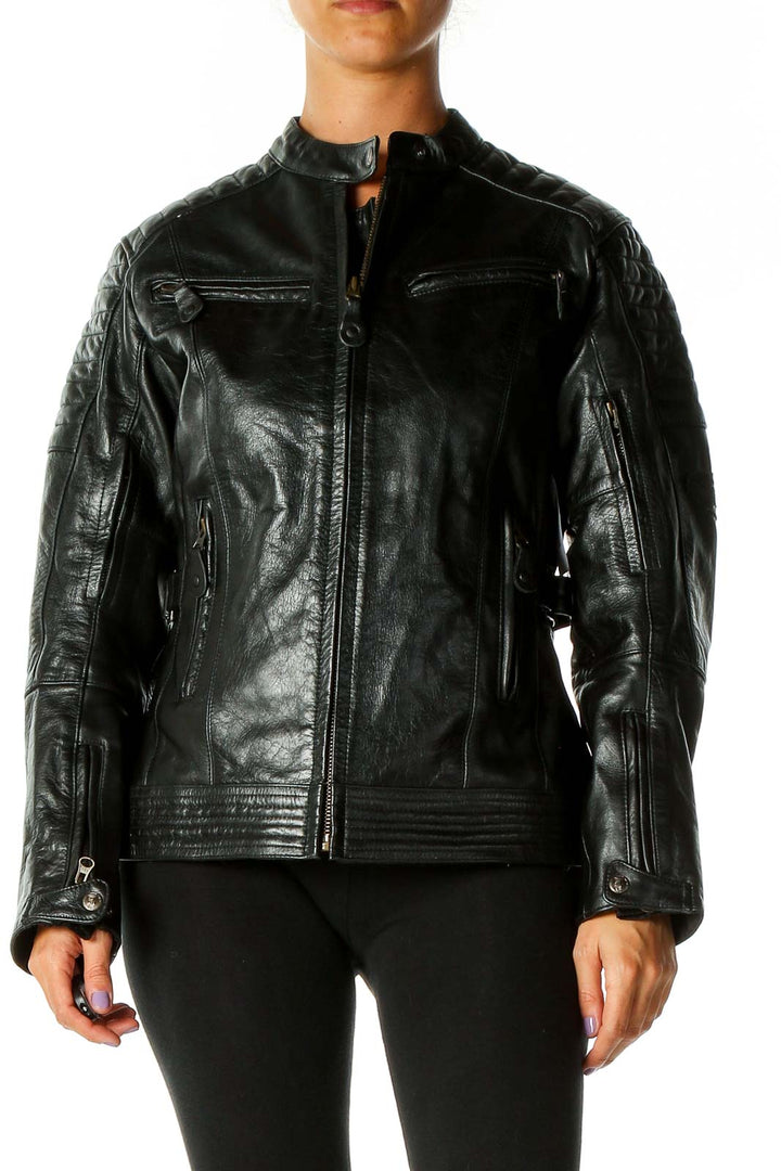 Black Motorcycle Jacket