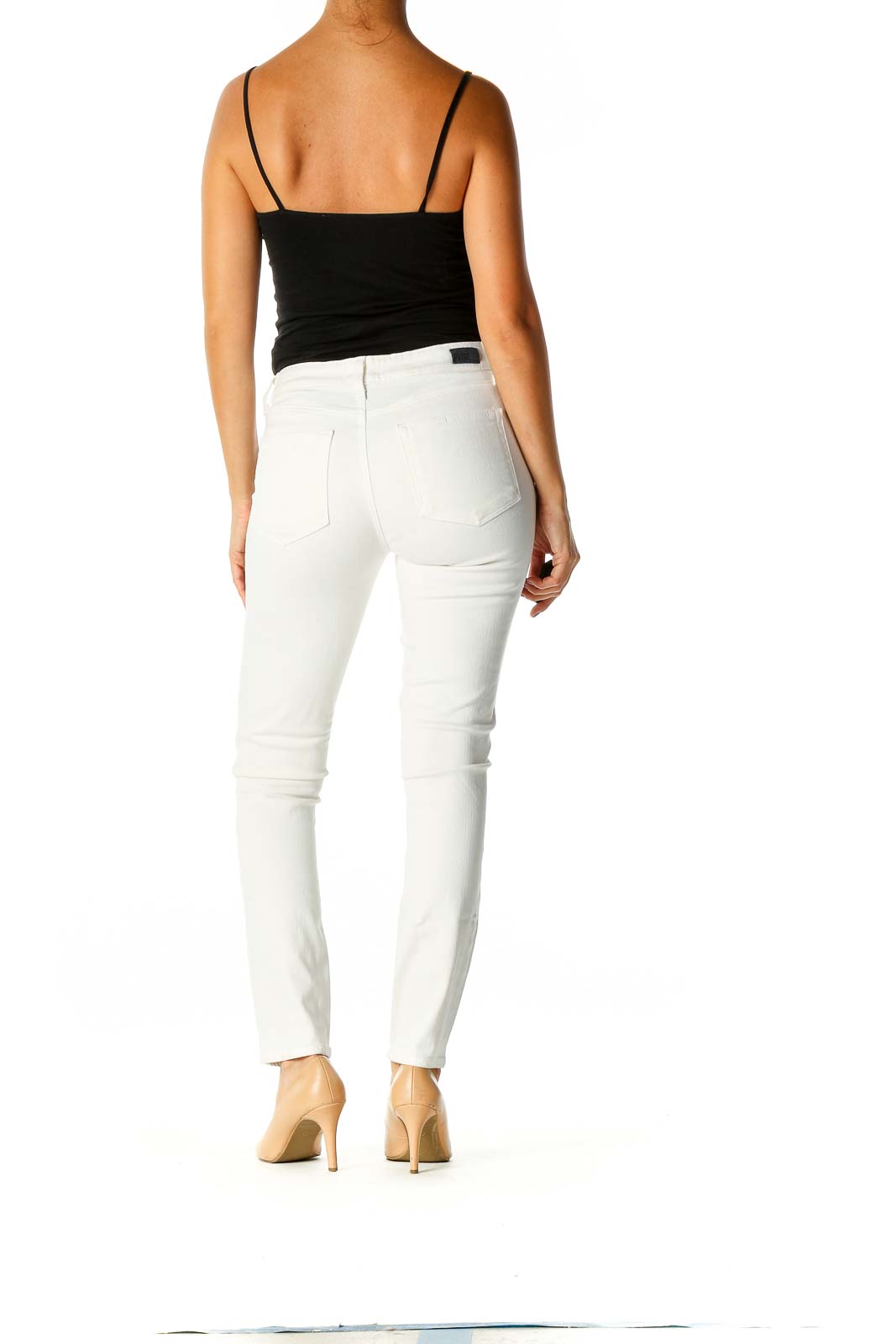 White Casual Skinny Jeans