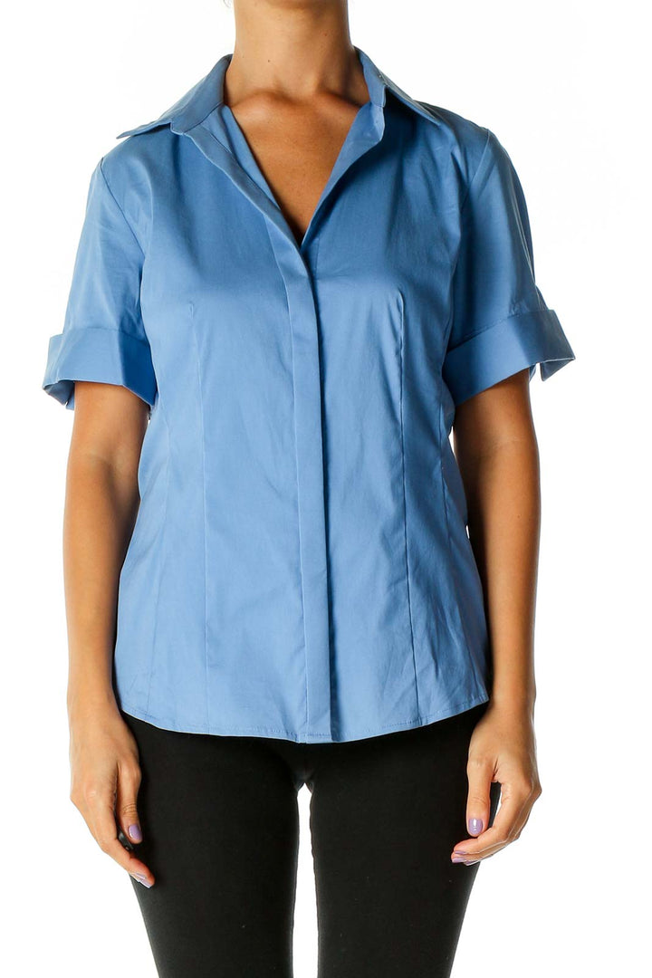 Blue Solid All Day Wear Shirt