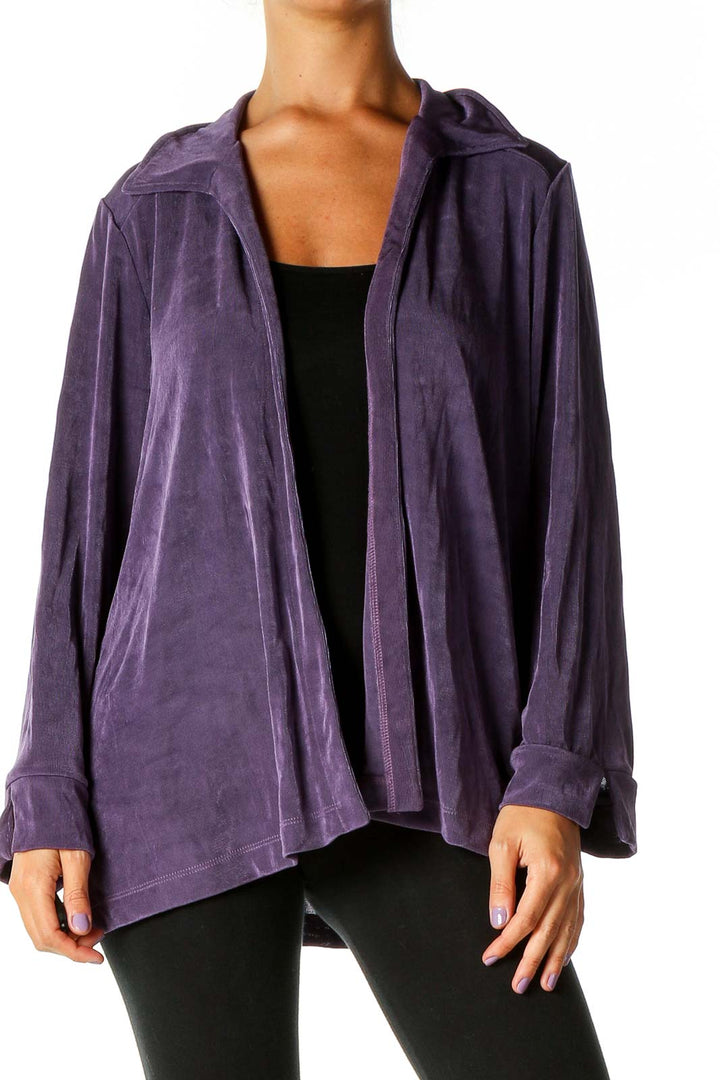 Purple Cardigan