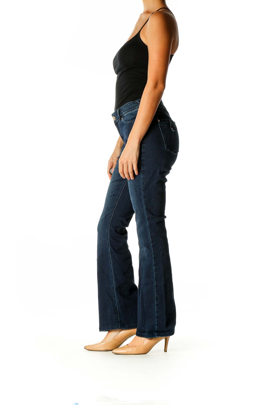 Blue Bootcut Jeans