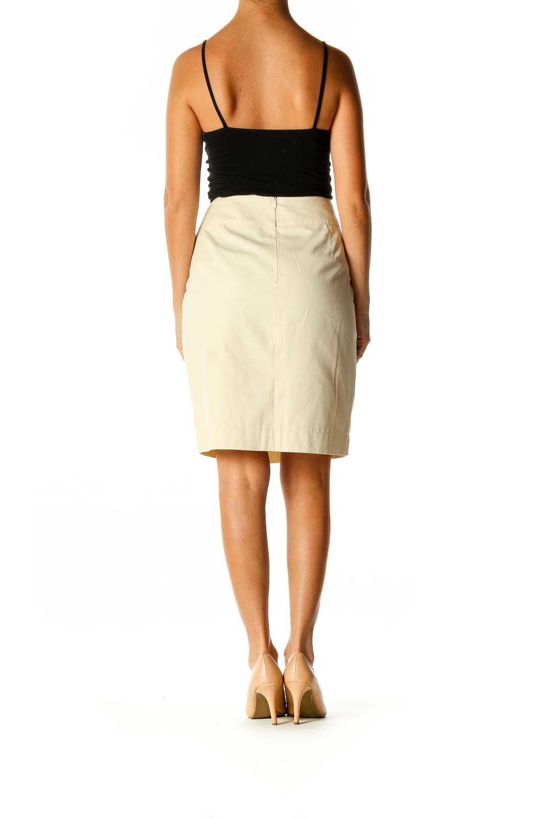 Yellow Brunch Pencil Skirt