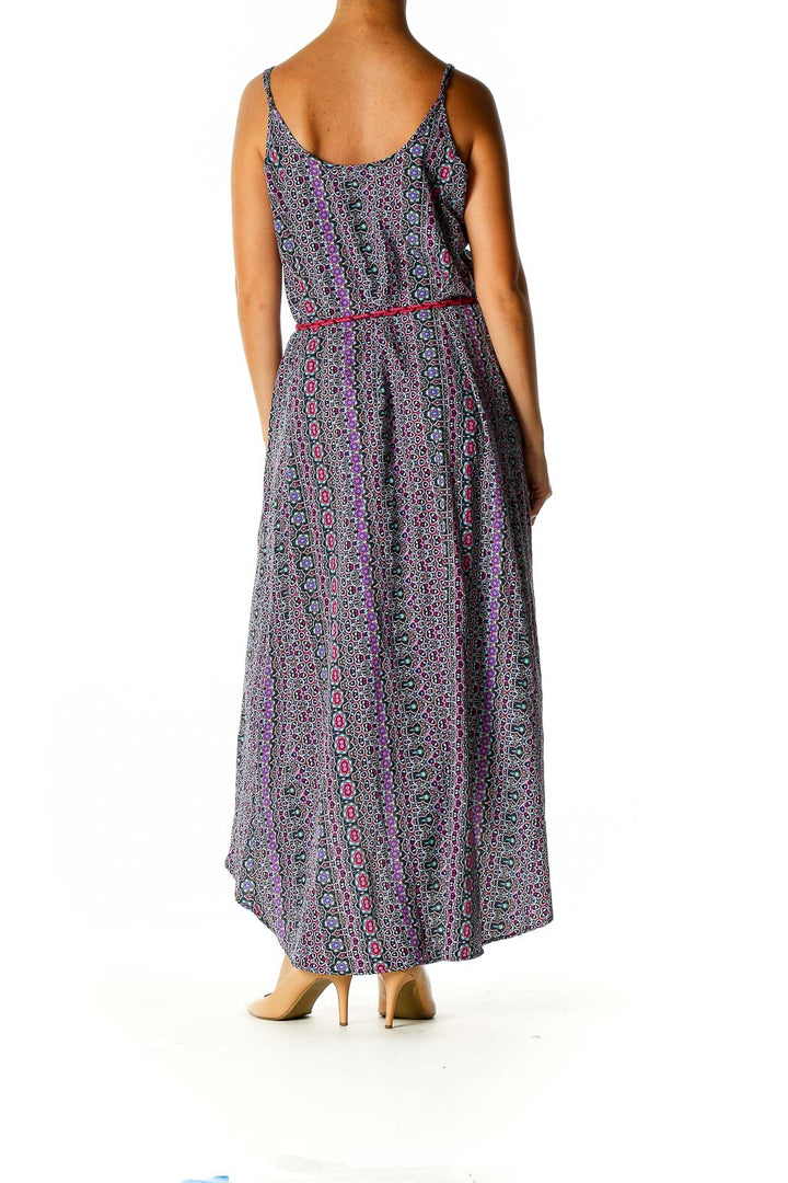 Purple Bohemian Fit & Flare Dress