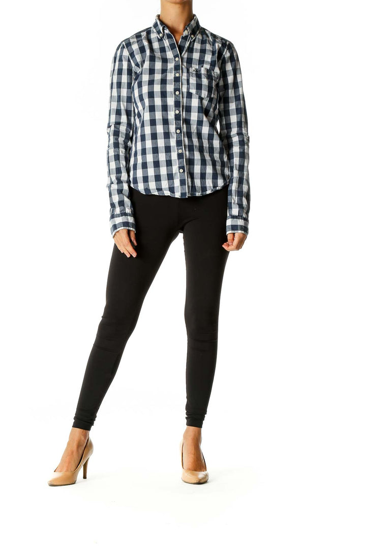 Blue Checkered Semiformal Shirt