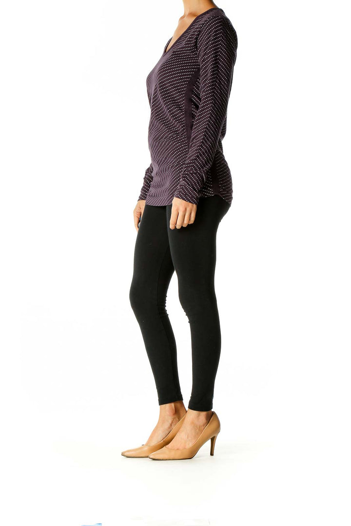 Purple Activewear Blouse