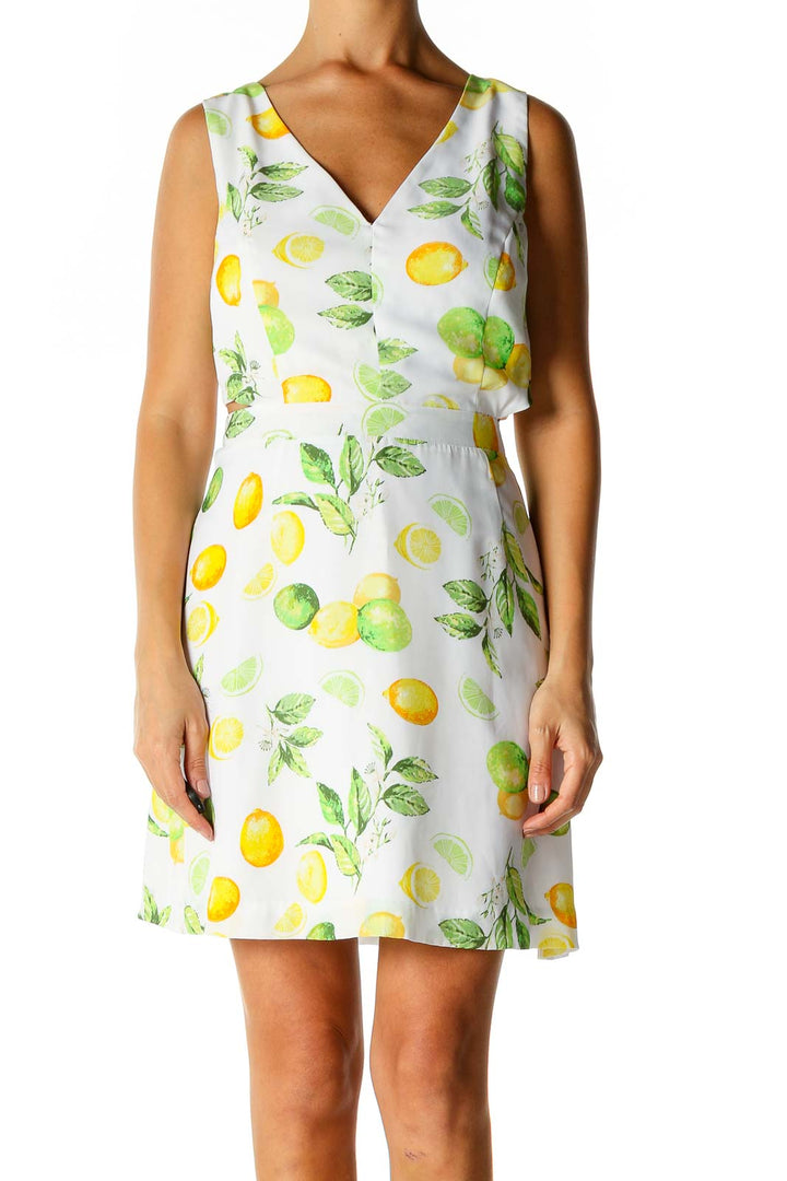 White Spot Objects Day A-Line Dress