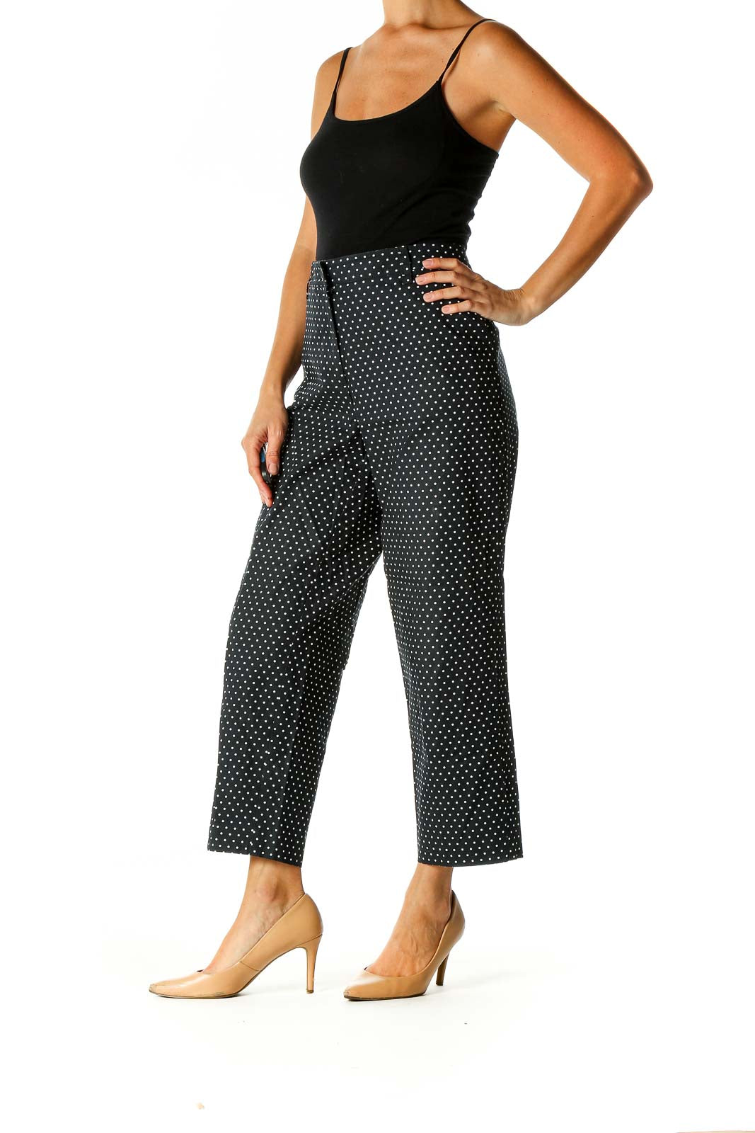 Black Retro Trousers