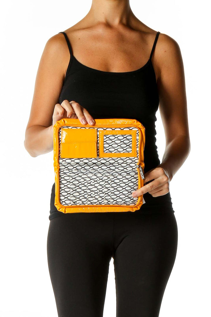 Orange Clutch Bag