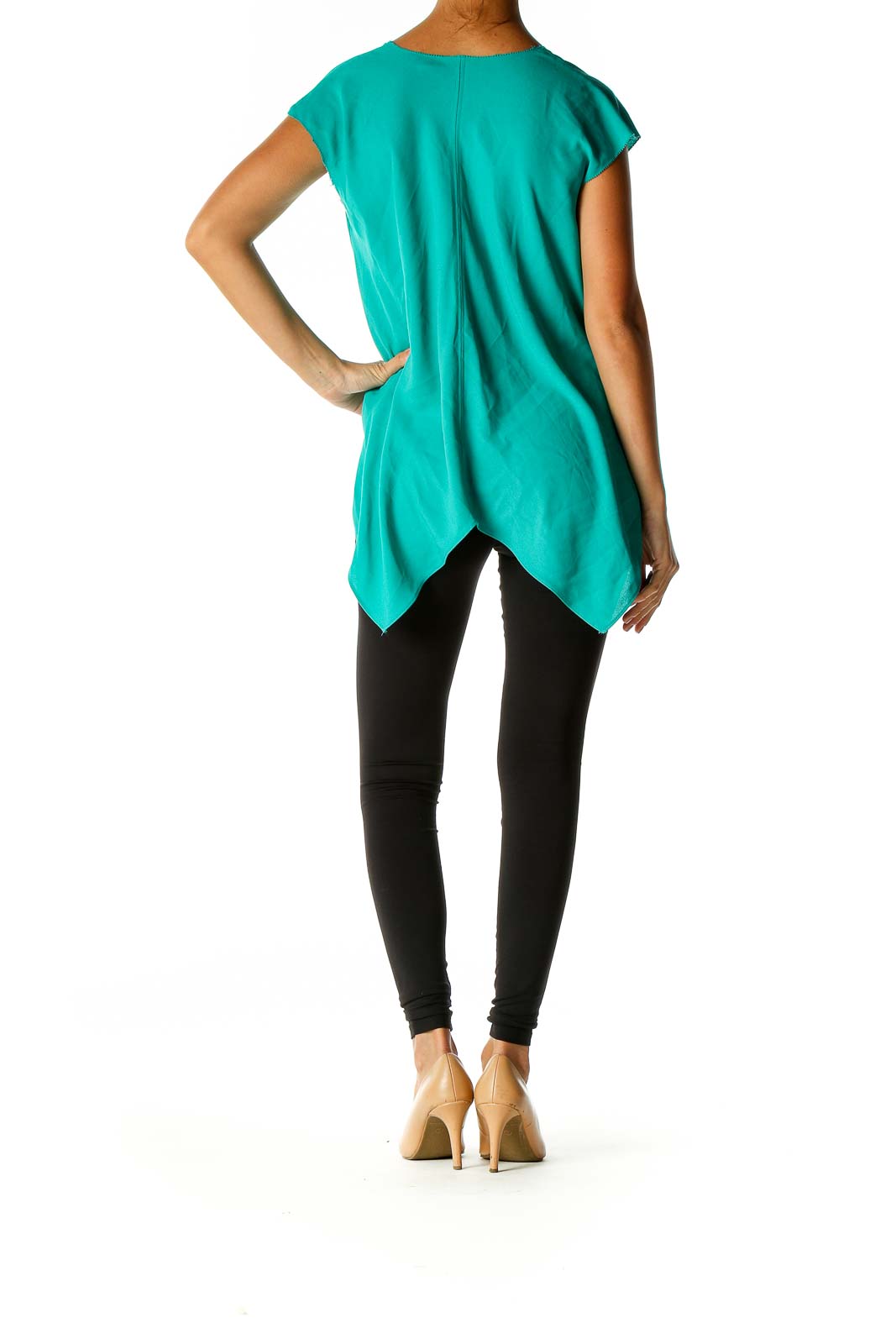 Green Solid Brunch Blouse