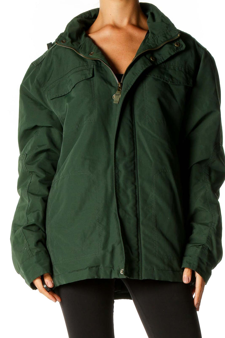 Green Windbreaker Jacket