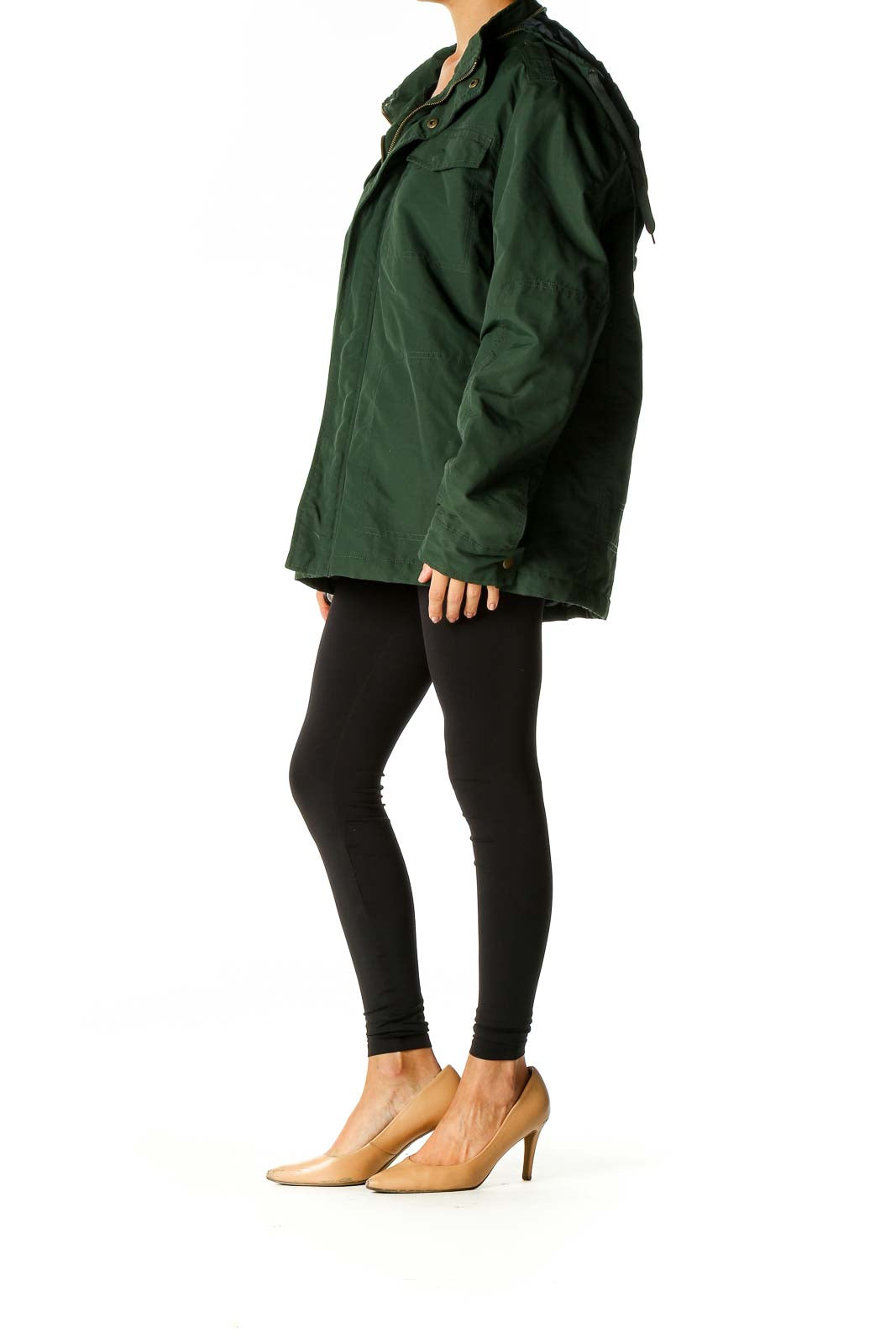 Green Windbreaker Jacket