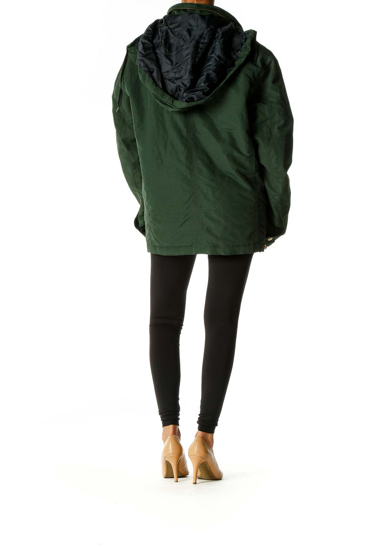 Green Windbreaker Jacket