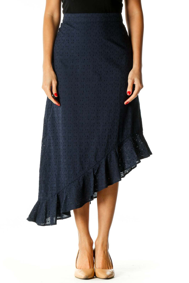 Blue Brunch A-Line Skirt