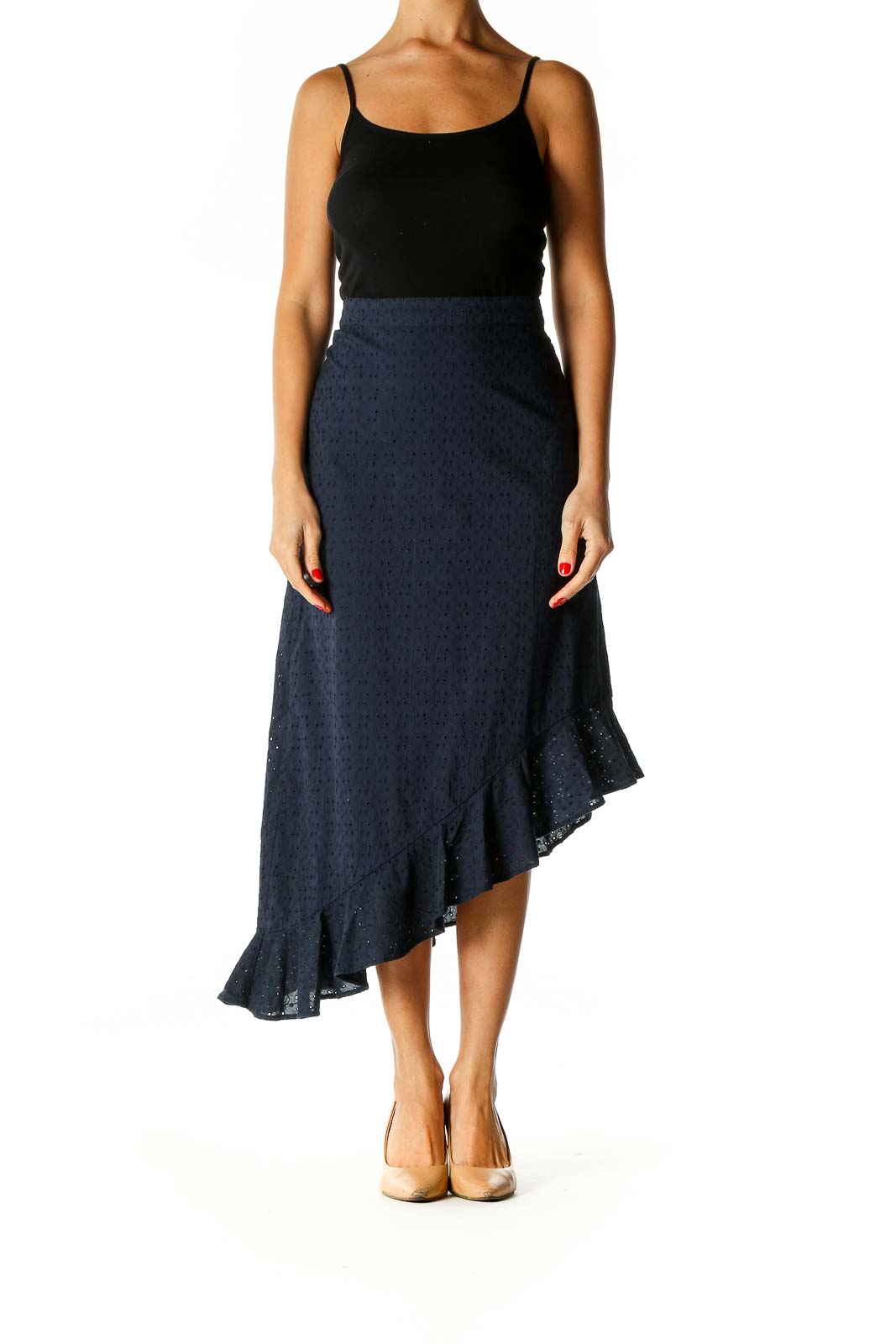 Blue Brunch A-Line Skirt