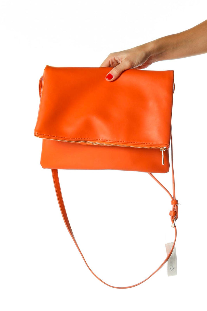 Orange Clutch Bag