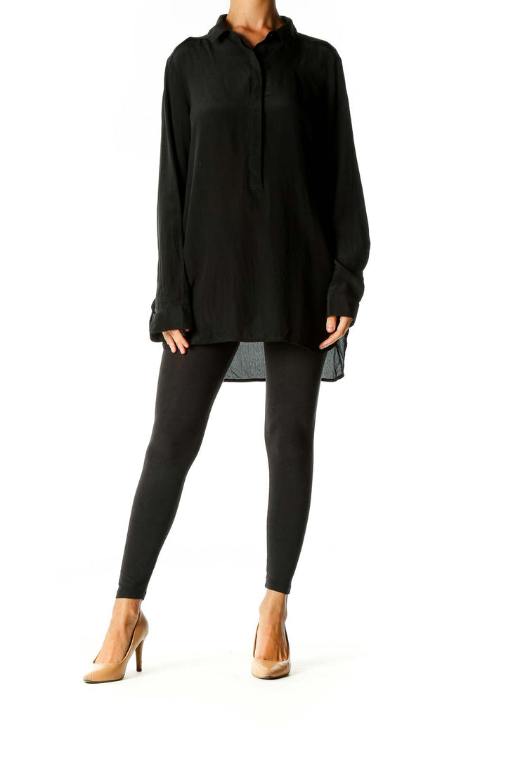 Black Silk Shirt