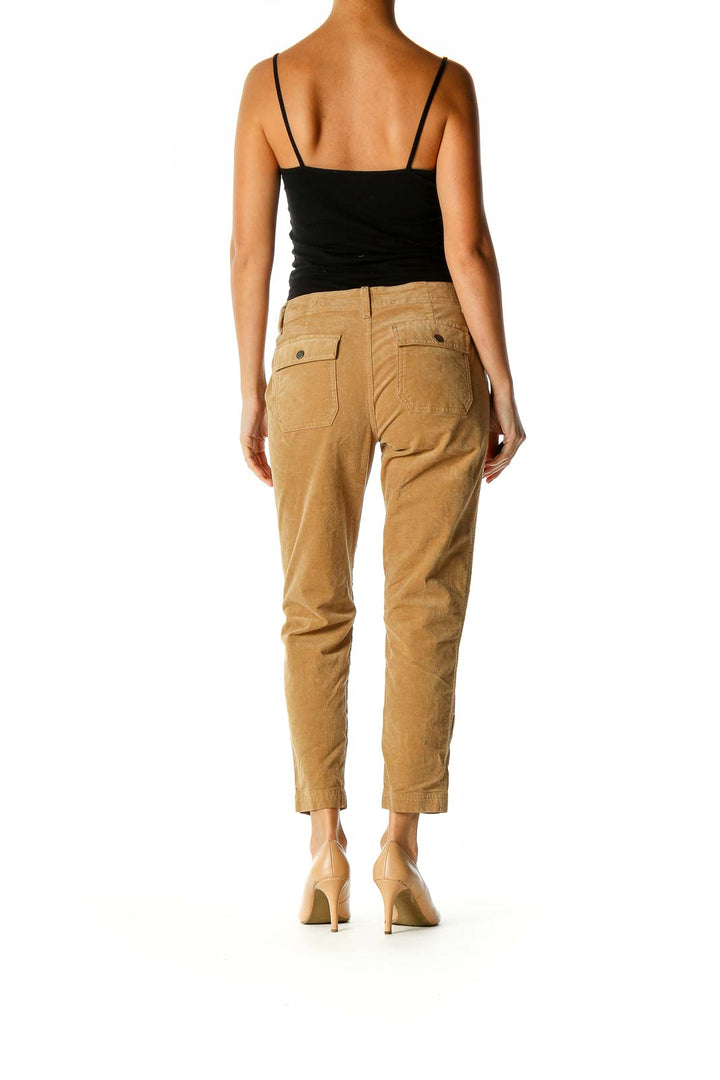 Brown Straight Leg Jeans