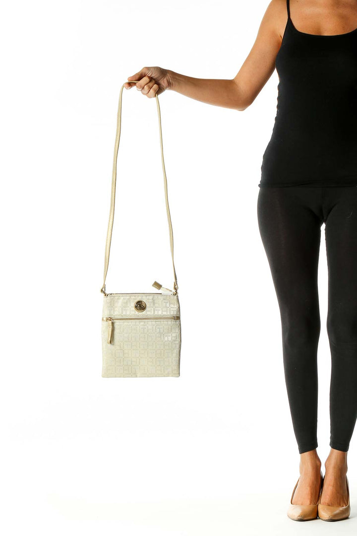 Beige Crossbody Bag